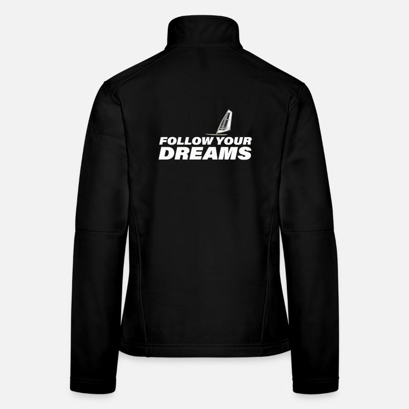 Suivez vos rêves Veste en tissu softshell Femme