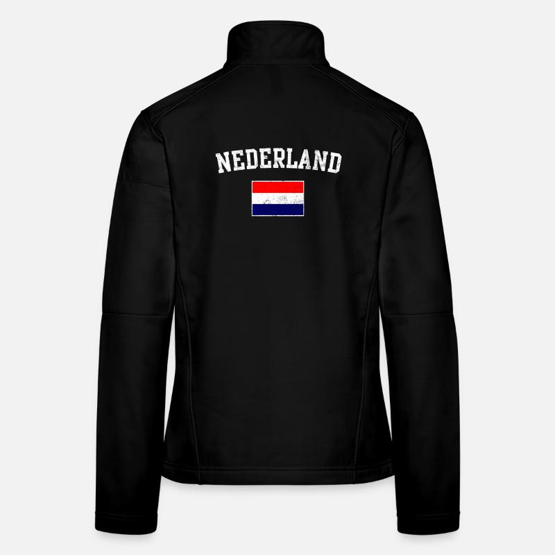 Nederland Arc-Flagge Frauen Softshelljacke