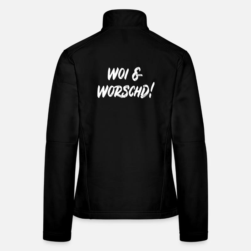 Woi & Worschd! Frauen Softshelljacke