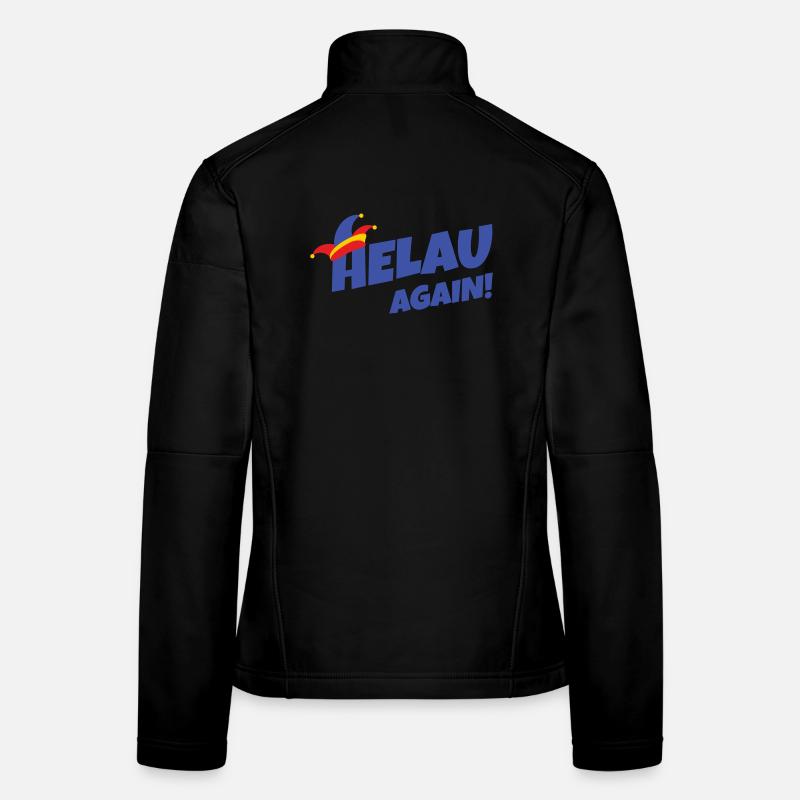 Helau again – Fasching Stil - Frauen Softshelljacke - Schwarz
