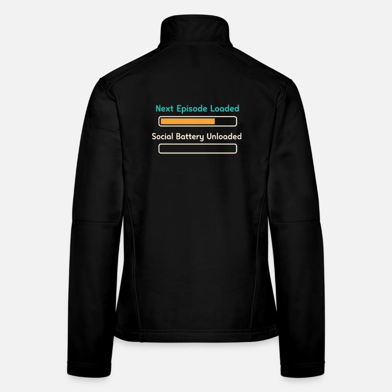 Introverti d’anime Weeb canapé Veste en tissu softshell Femme