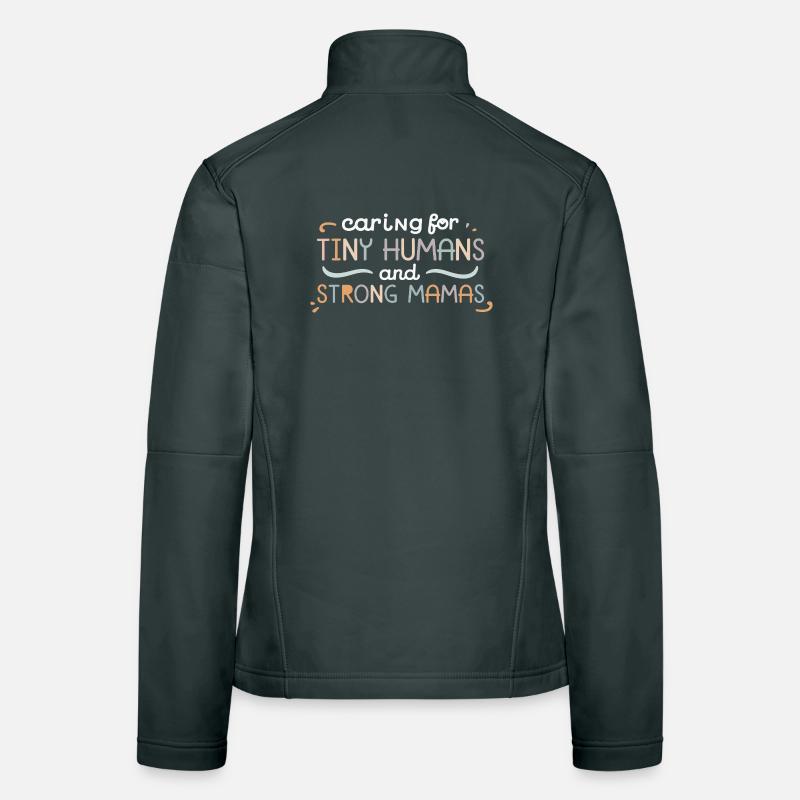 Petits héros, mamans fortes Veste en tissu softshell Femme