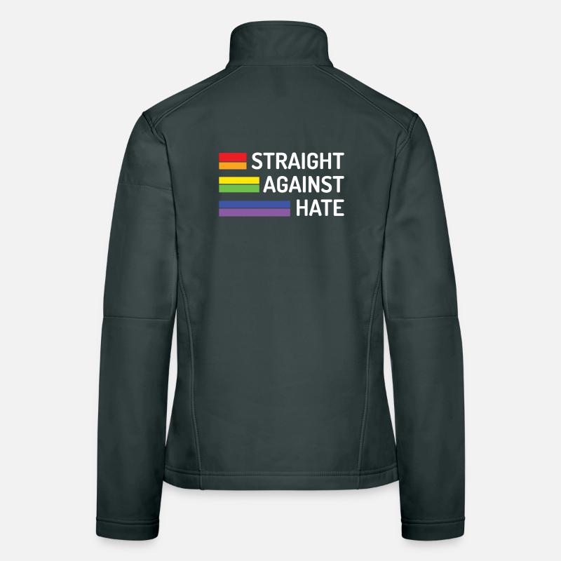 Pride Month - Straight Against Hate Women's Softshell Jacket