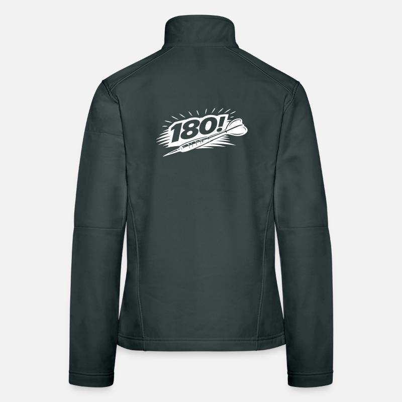 Darts 180 Dartpfeil Frauen Softshelljacke