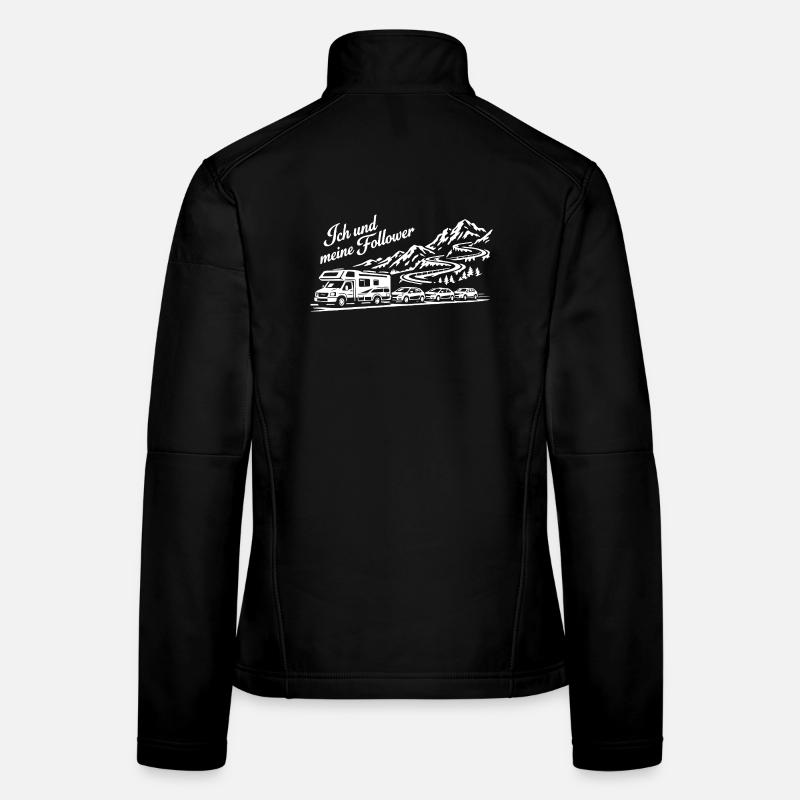 Moi et mes abonnés - Camping-car - Embouteillage Veste en tissu softshell Femme