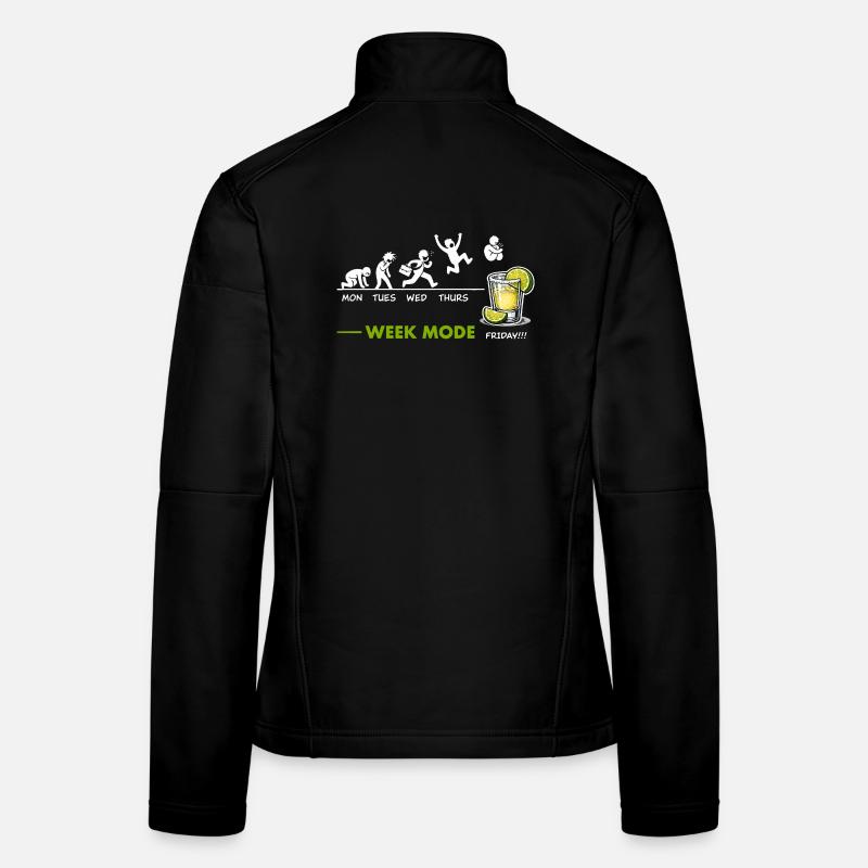 Vivement le week-end - Vendredi c'est tequila Veste en tissu softshell Femme