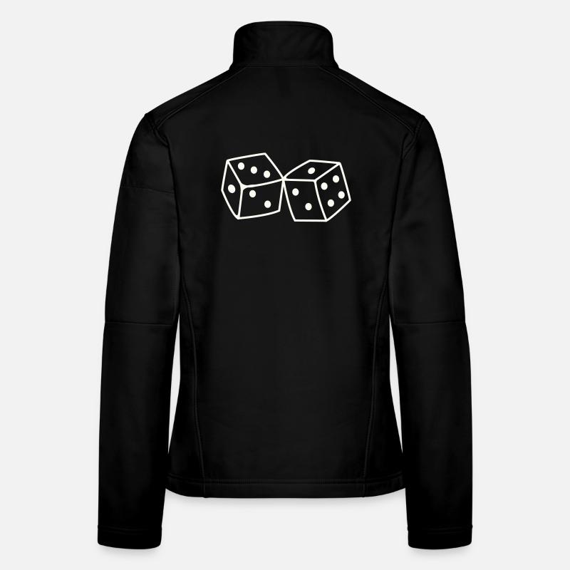 Cubes Veste en tissu softshell Femme