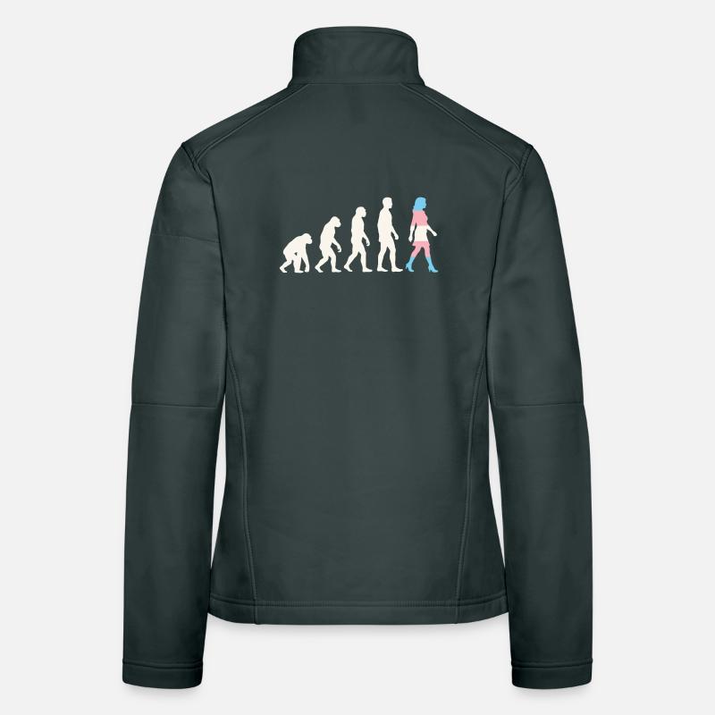 Mois de la Fierté LGBTQ - Évolution trans Veste en tissu softshell Femme