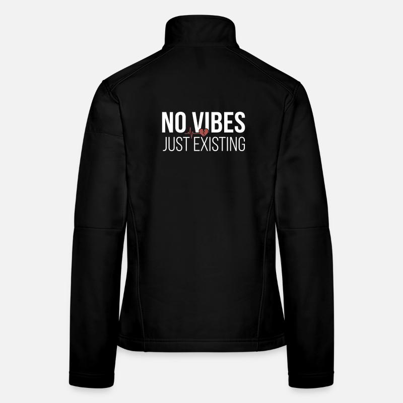 No Vibes Frauen Softshelljacke