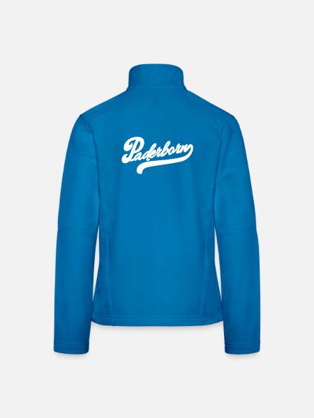 Paderborn Retro - Frauen Softshelljacke - Schwarz - Hinten