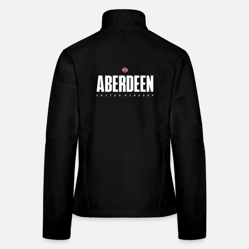 Aberdeen Crest UK Flag Women's Softshell Jacket