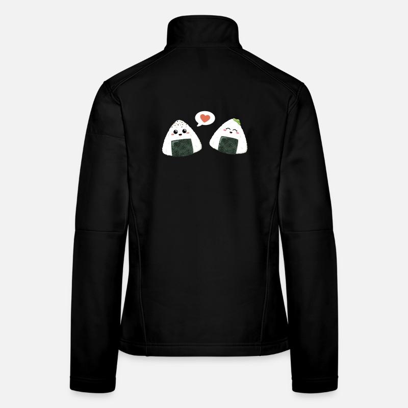 Onigiri Pärchen Liebe Frauen Softshelljacke
