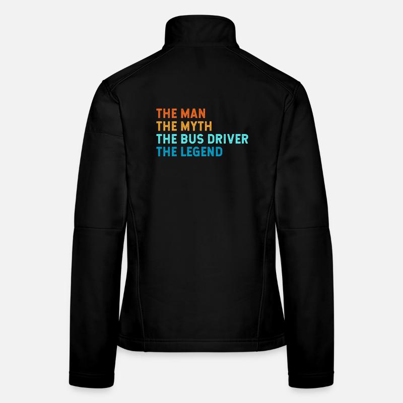 School Bus Driver Bus Driver School Bus Women's Softshell Jacket
