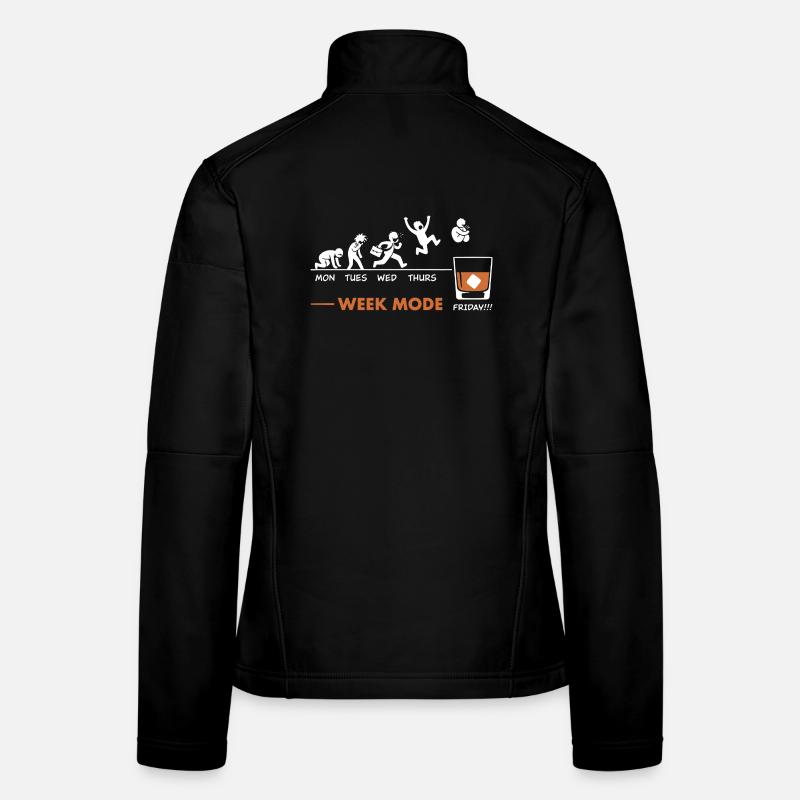 Vive le weekend-end – Humor Wisky Frauen Softshelljacke