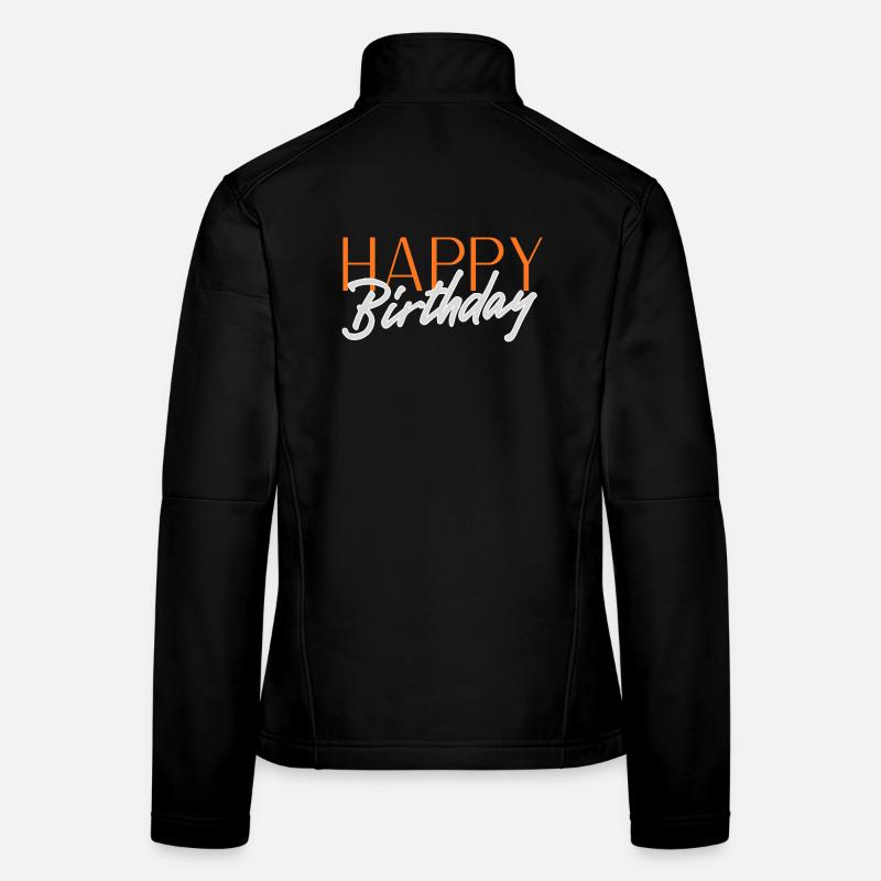 Bon anniversaire Veste en tissu softshell Femme