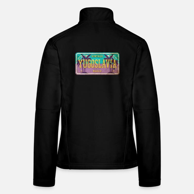 Yugoslavia vintage sign Women's Softshell Jacket