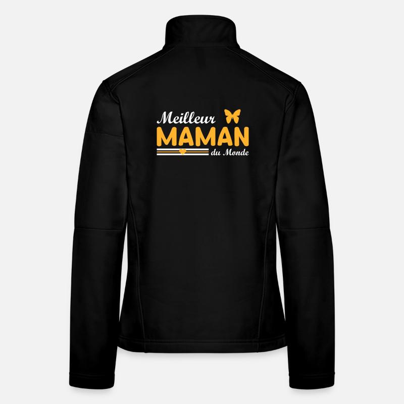 Beste Mutter der Welt - Frauen Softshelljacke - Schwarz