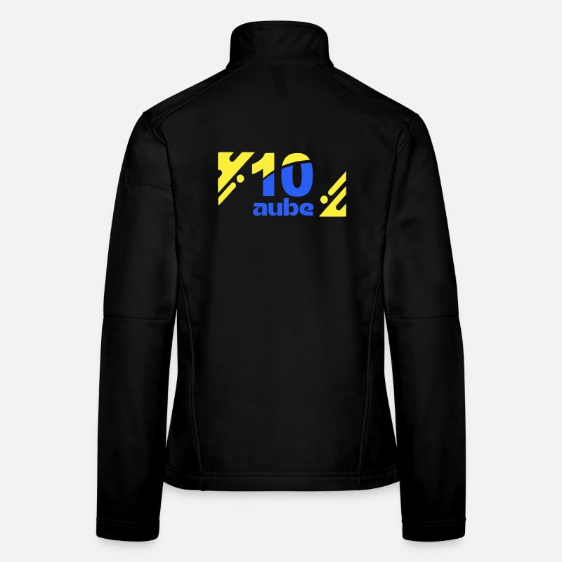 Ten Dawn Logo Blau Gelb Frauen Softshelljacke