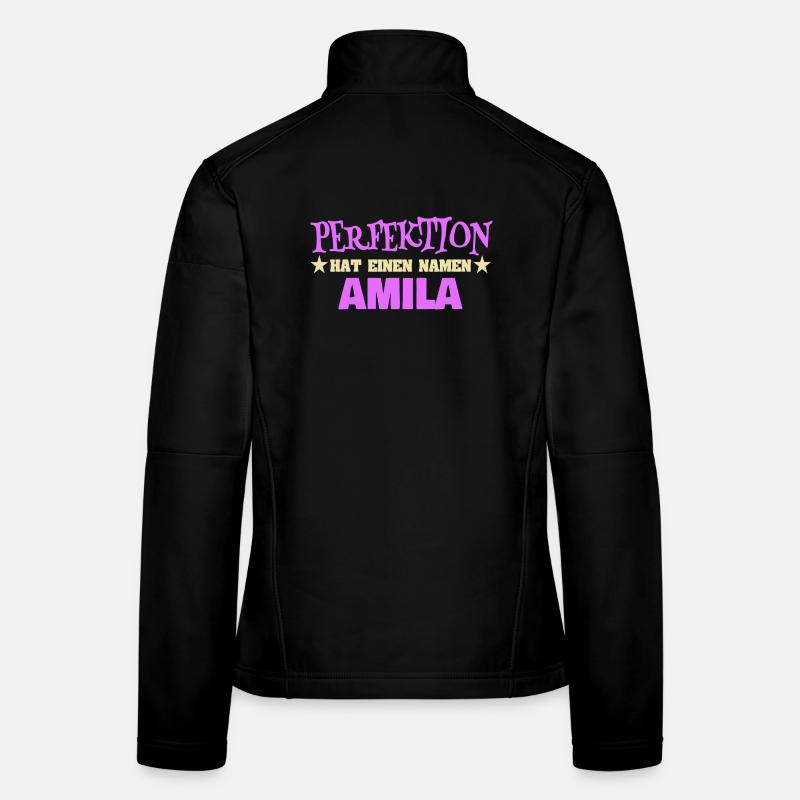 Frauenname Amila Frauen Softshelljacke