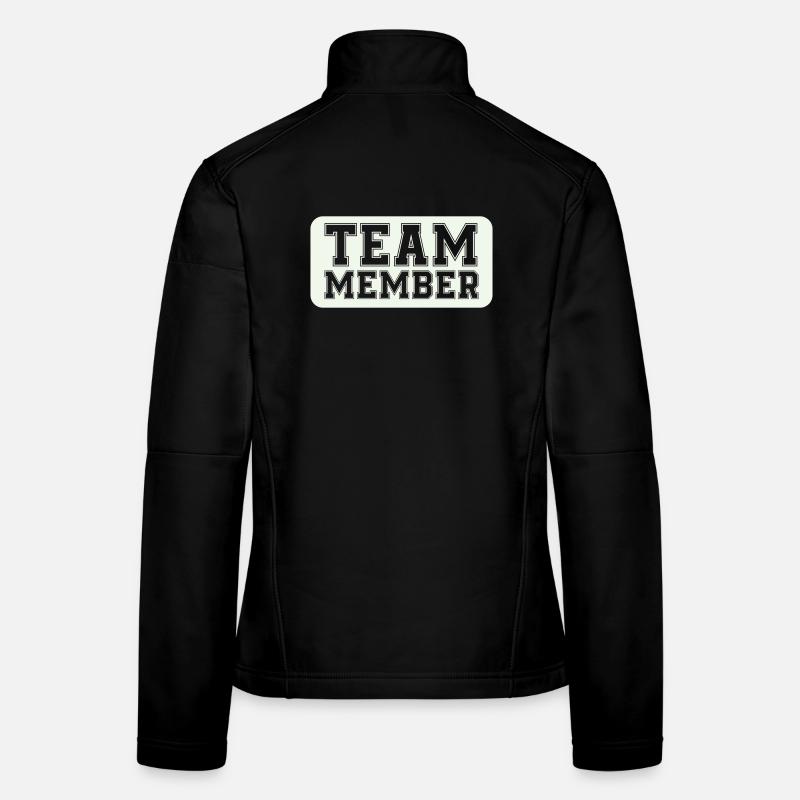 Varsity-style team member Women's Softshell Jacket
