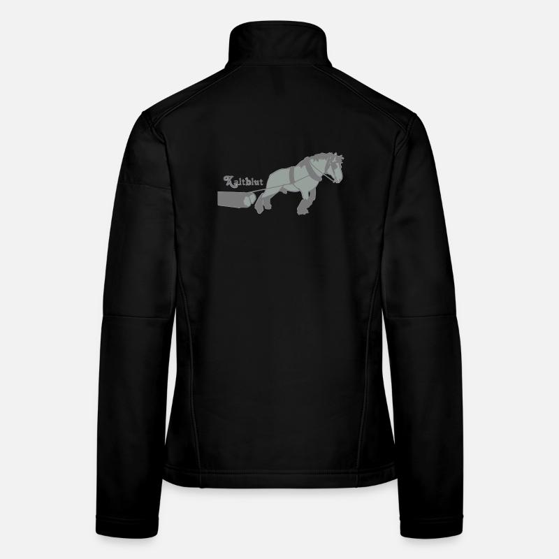 kaltblutzieht - Frauen Softshelljacke - Schwarz