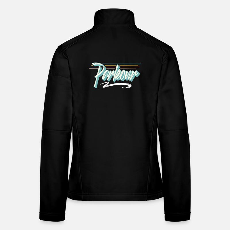 Parkour - Frauen Softshelljacke - Schwarz