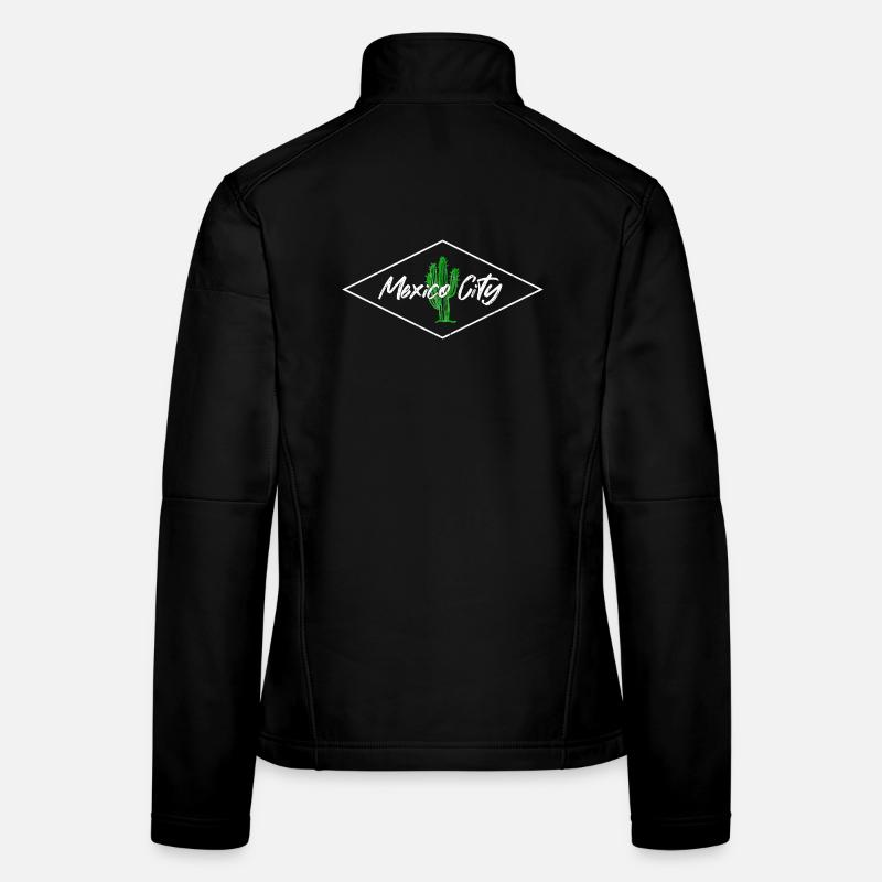 Cactus Skyline à Mexico Veste en tissu softshell Femme