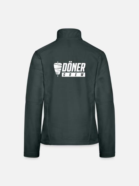 Döner Crew - Women's Softshell Jacket - black - Back