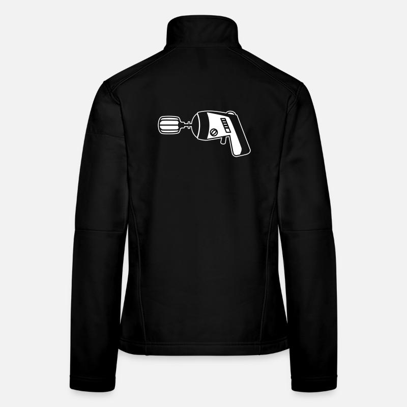 Phaser meets Mixer – Funny Geek & Cook Women's Softshell Jacket