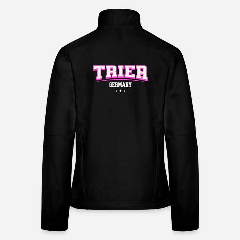 Trier Germany Retro Lettering Women's Softshell Jacket