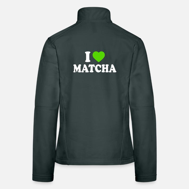 J’adore le Matcha Veste en tissu softshell Femme