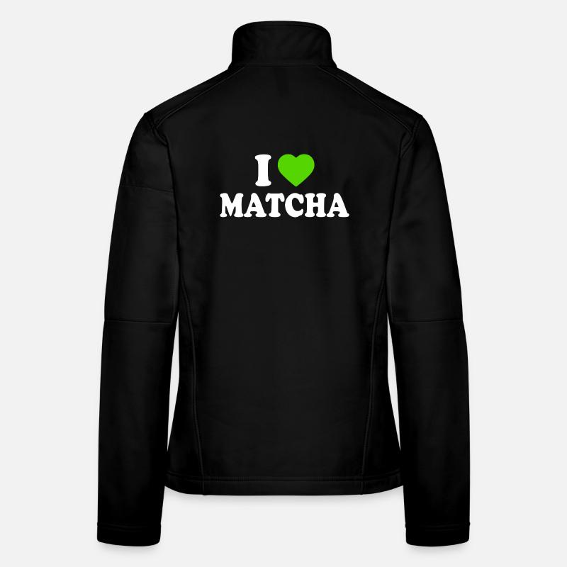 I love matcha Frauen Softshelljacke