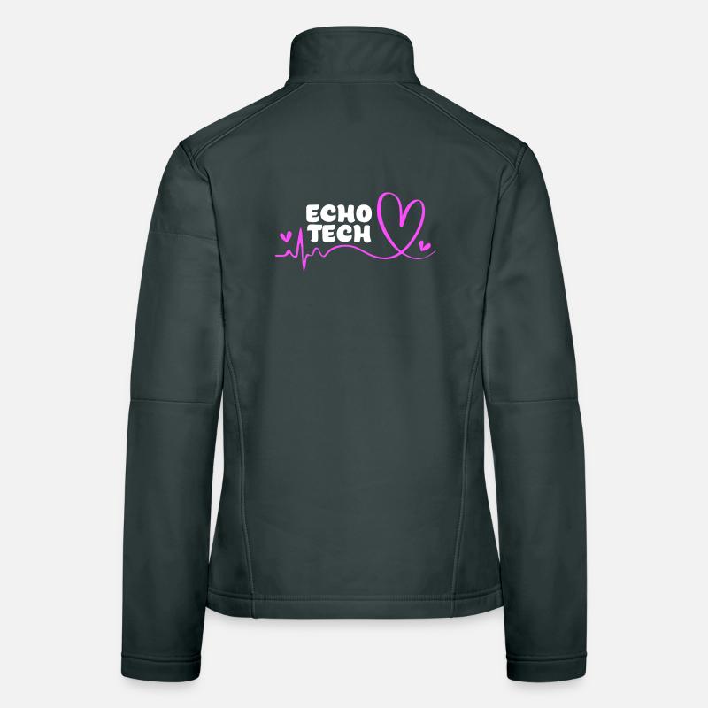 Cardiography Cardiogram Women's Softshell Jacket