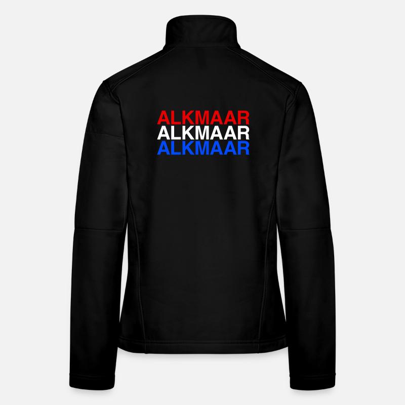 ALKMAAR Pays-Bas Drapeau des Pays-Bas Veste en tissu softshell Femme