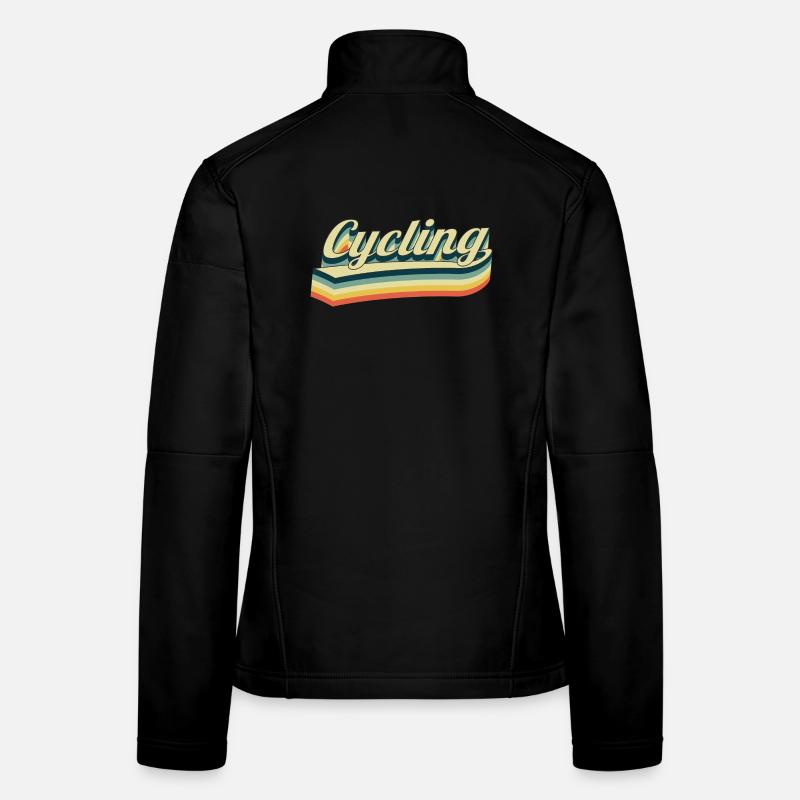 Cycling - Fahrrad - Frauen Softshelljacke - Schwarz