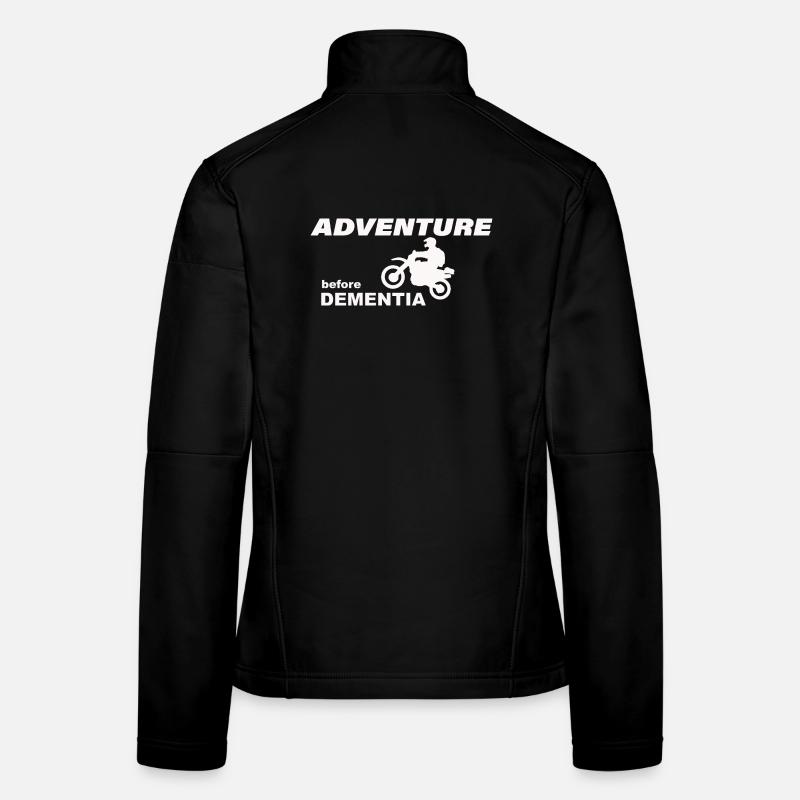 AVENTURE À MOTO Veste en tissu softshell Femme