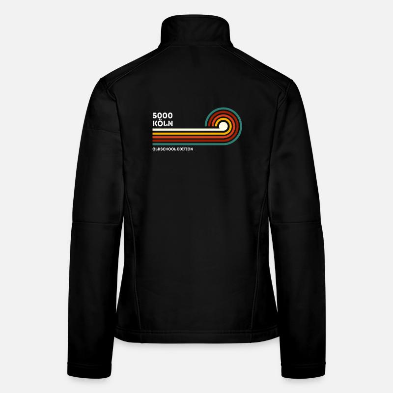 Cologne Retro Shirt Oldschool 5000 Zip Code Souvenir Women's Softshell Jacket