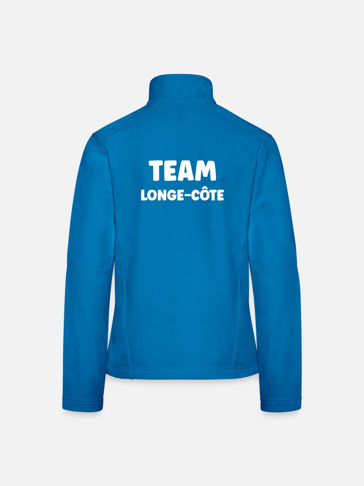 longe rib - Women's Softshell Jacket - black - Back