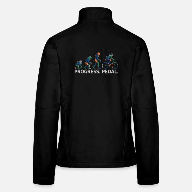 Entwicklung des Progress-Pedals Frauen Softshelljacke
