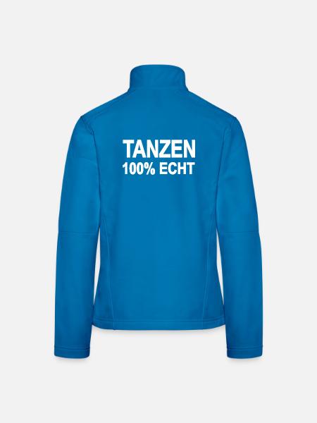 Tanzen - Frauen Softshelljacke - Schwarz - Hinten