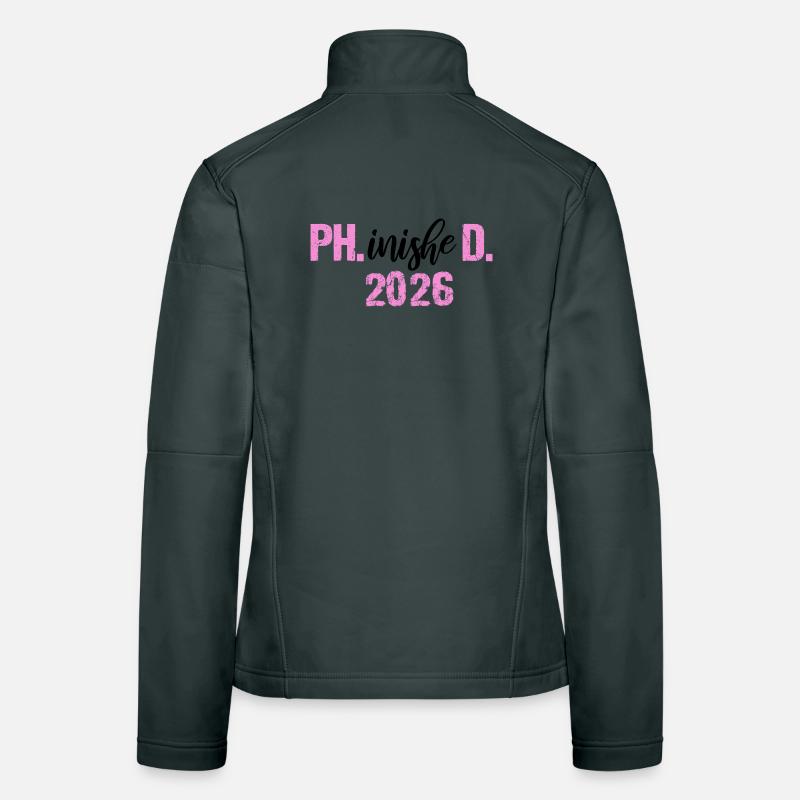 Doktor 2026 Abschluss Philister Dissertation Phd Frauen Softshelljacke