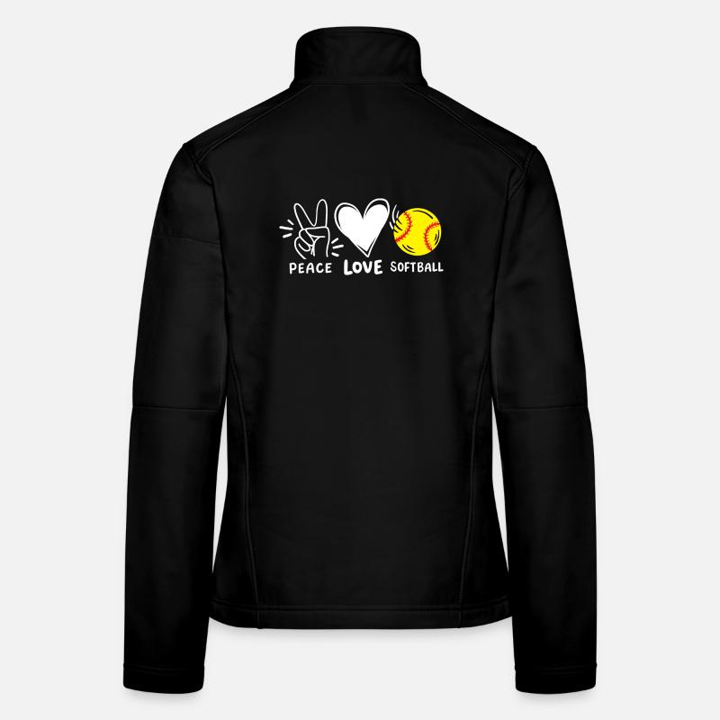 Softball-Spieler Softball Frauen Softshelljacke