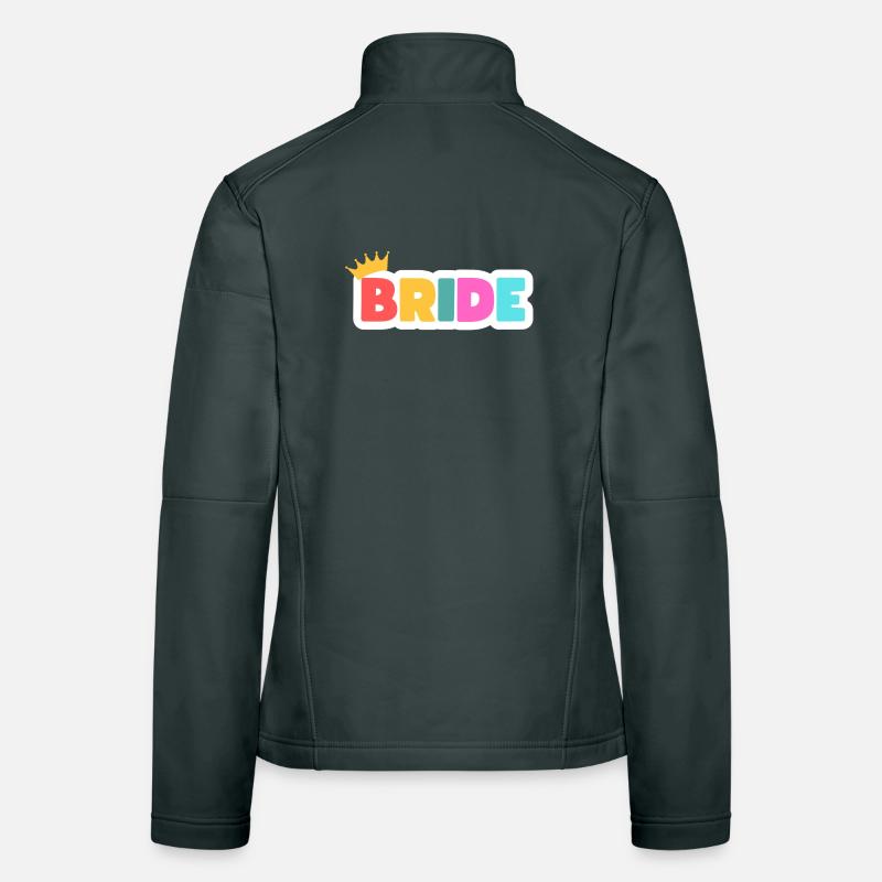 Team Bride! Personalisierbar Frauen Softshelljacke