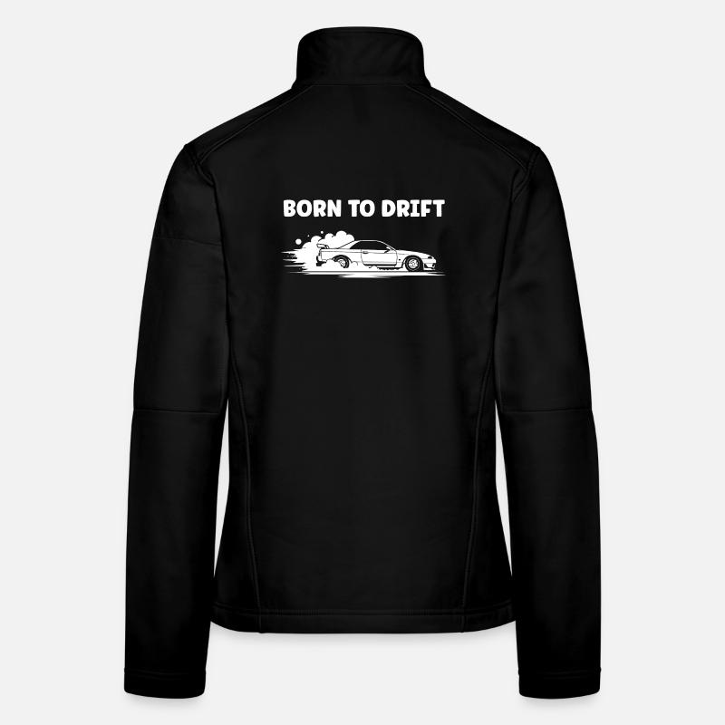 Energetic Drift Car Racing Women's Softshell Jacket