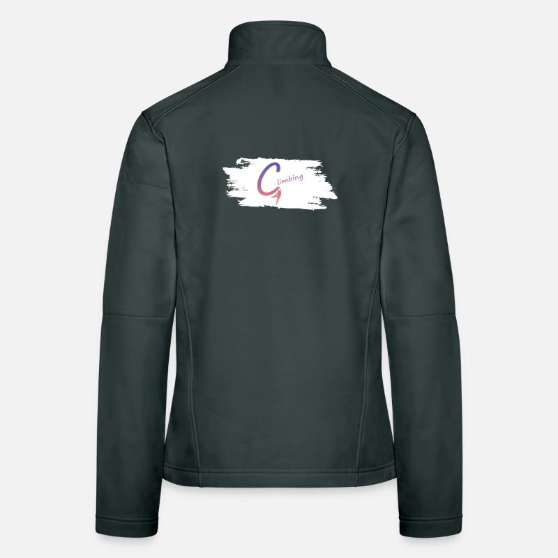 Climbing Logo Gradient Women's Softshell Jacket
