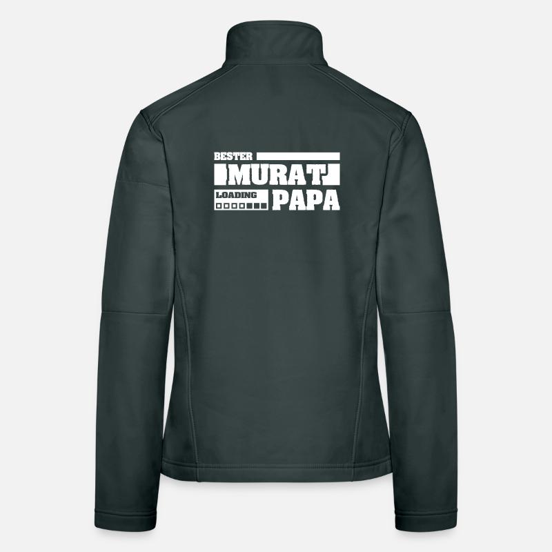 Father picture with funny loading bar for Murat Women's Softshell Jacket