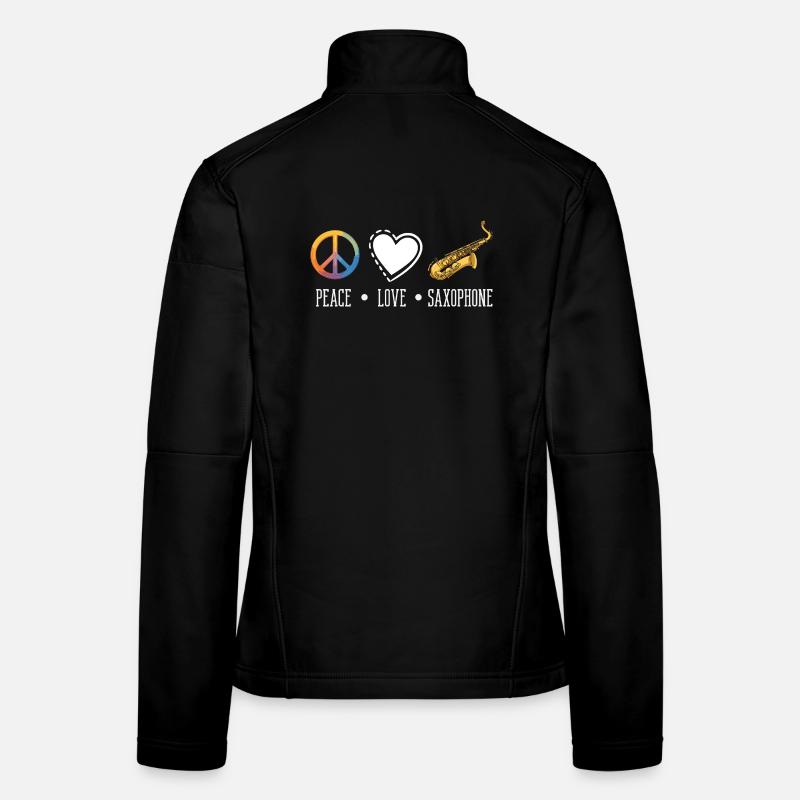 Saxofon Frauen Softshelljacke
