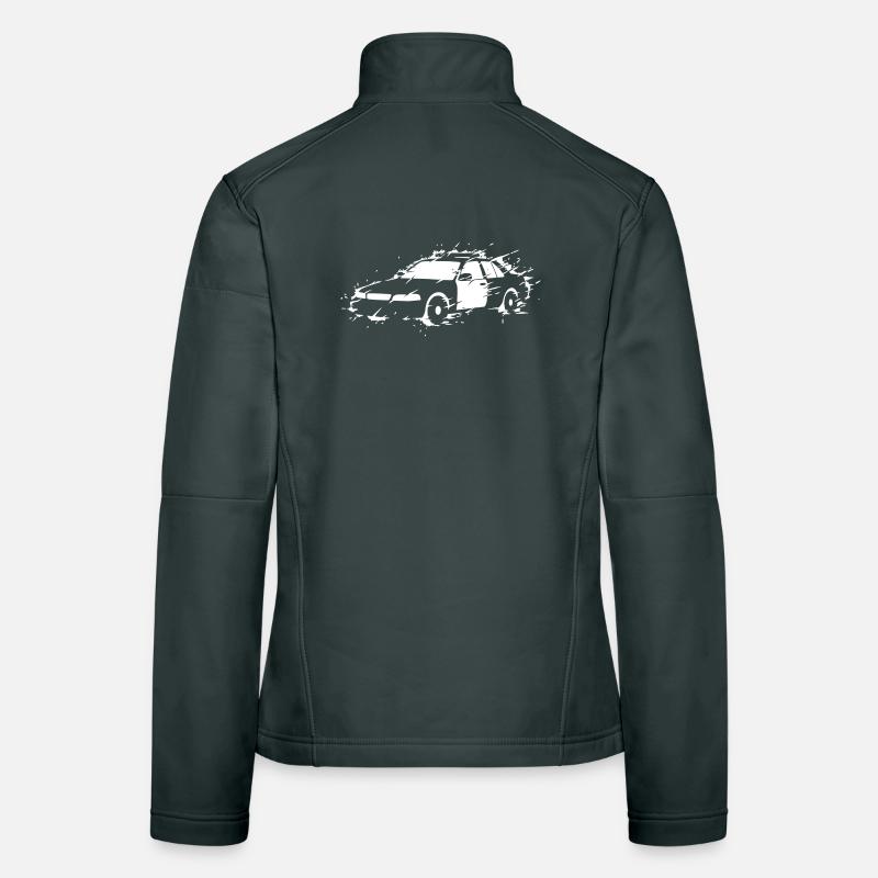 Polizei Auto Action Explosion Vektor Frauen Softshelljacke