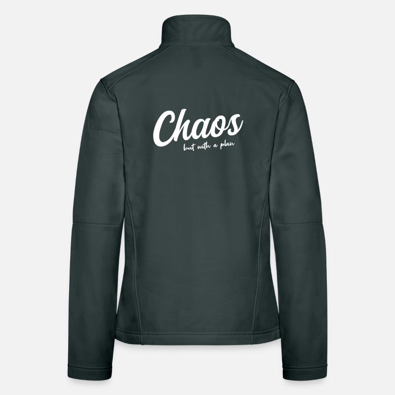 Chaos systématique Veste en tissu softshell Femme