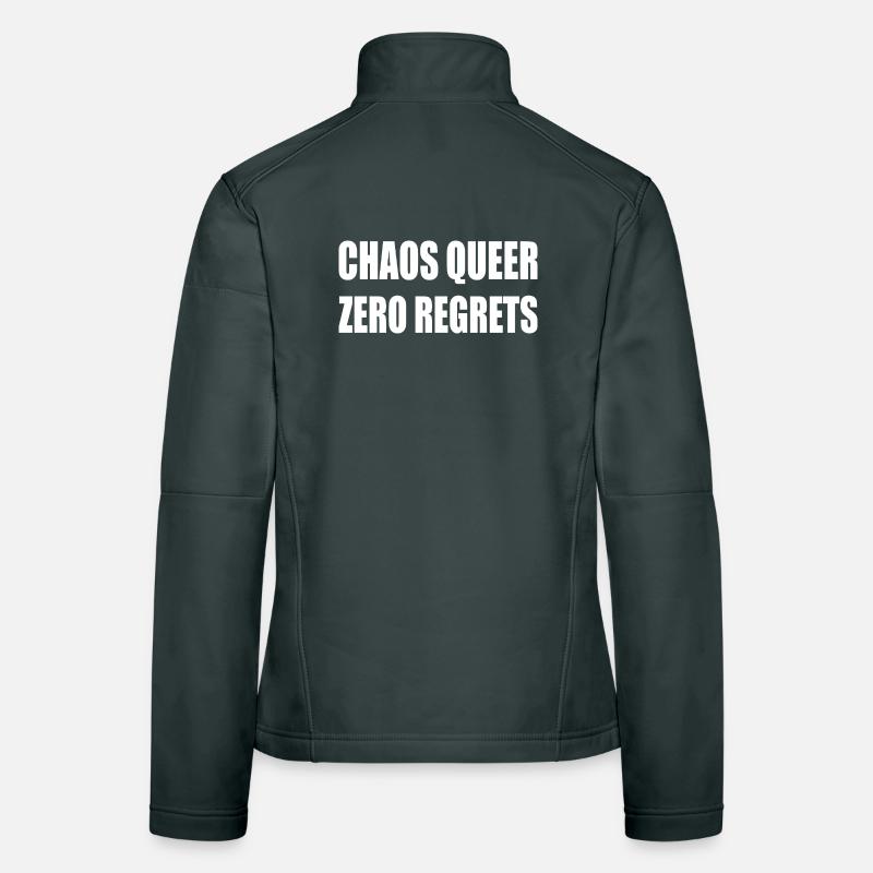 Chaos Queer Zero Regrets Women's Softshell Jacket